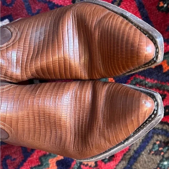 Sancho leather western boots Sz 38 - Picture 4 of 6